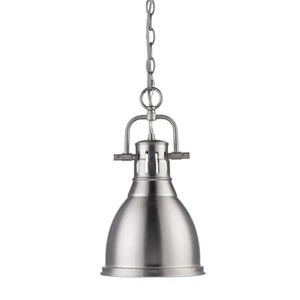 Golden Lighting Duncan Mini Pendant, Pewter - 3602-SPW-PW - Picture 1 of 1