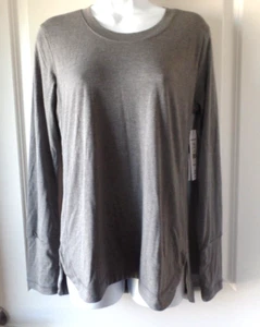 WOMEN'S, LONG SLEEVE SHIRT, NEW, GRAY, SIZE SMALL, LEG3ND - Picture 1 of 16