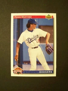 1992 Upper Deck Baseball #18 PEDRO MARTINEZ (Los Angeles Dodgers) RC - MT! L@@K! - Picture 1 of 1
