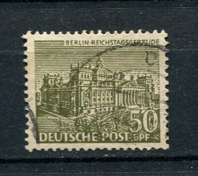 Germany - Berlin : Plate fault - Michel # 53 I - from 1949 - used Foto 1 de 2