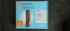 Motorola MG7550 Modem kablowy Plus AC1900 Router WiFi NOWY (Open Box) - Zdjęcie 1 z 7