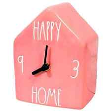Rae Dunn Pink Happy Home Clock
