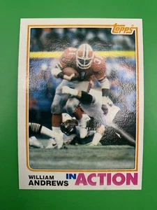 1982 Topps William Andrews IA Atlanta Falcons #273 - Imagen 1 de 2