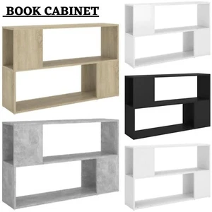 Modern Book Cabinet Bookshelf Display Shelves Storage Bookcase Engineered Wood - Picture 1 of 31