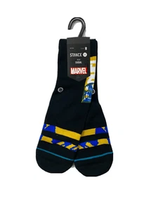 Boy's Youth Stance MARVEL Crew Height Mid Cushion Combed Cotton Socks Iron Man - Picture 1 of 2