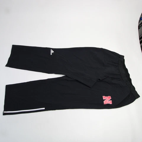 Nebraska Cornhuskers adidas Athletic Pants Men's Black Used Cover