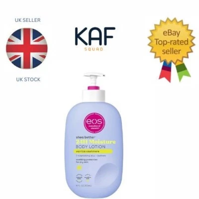 EOS Shea Better Body Lotion- Vanilla Cashmere, 16 fl oz - UK SELLER - Image 1 of 3