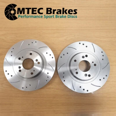 Hintere Bremsscheiben Für Jaguar Xe 2.0D Xf 2.0 2.0D 2015- Gelocht Gerillt 300Mm Foto 1 de 3