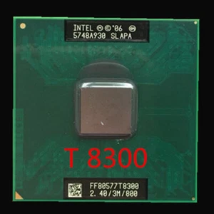 Intel Core 2 Duo T8300 2.4 GHz Dual-Core SLAYQ (BX80577T8300) Socket P Processor - Picture 1 of 4