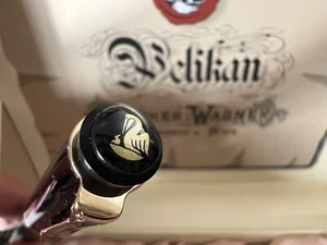 🔴 PELIKAN penna stilografica M151 Gunter Wagner a pistone pennino M inchiostro - Picture 1 of 15