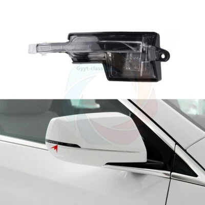 For Cadillac XTS 2013-2019 LED Right Side Rearview Mirror Light Turn Signal Lamp - Изображение 1 из 4