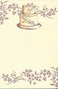 Wedding Shower Invitations, Bella Ink (WCH-7) Cherry Blossom, Box of 10 - Picture 1 of 1