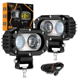 AUXBEAM 2X Arbeitslichtleiste Spot LED Leuchten Fahrlicht Offroad SUV Anhänger LKW - Bild 1 von 12