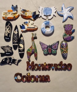 lote 17 imanes hechos a mano desde Uruguay - Imagen 1 de 6