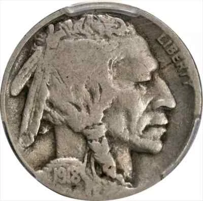1918-D Buffalo Nickel PCGS VG10 - Image 1 of 4