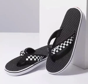 Sandalias chanclas Vans Off The Wall para hombre La Costa Lite a cuadros talla 8 nuevas - Imagen 1 de 7