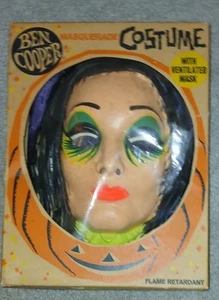 1965 Addams Family Halloween Costume MORTICIA - Ben Cooper Large - Picture 1 of 14