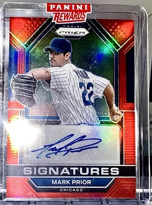 2023 Panini Red Prizm Mark Prior Autograph - Image 1 of 2