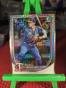 2025 Bowman Mega Box Chrome Mojo Refractor Brooks Lee No.72 Rookie RC - Picture 1 of 4