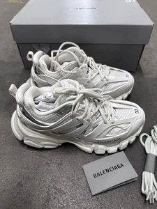 Balenciaga Track Sneakers White Womens 37 $1050 - Picture 1 of 9