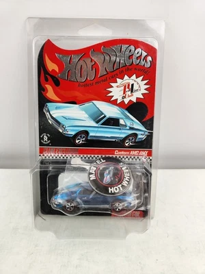 Hot Wheels RLC Custom AMC AMX BLUE Club Exclusive w/ Button & Protector 317/5500 - Image 1 of 4