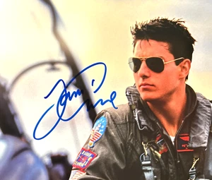 Auténtico autógrafo firmado 8x10" con certificado de autenticidad Tom Cruise (Top Gun "Maverick") con certificado de autenticidad - Imagen 1 de 5