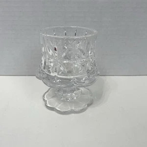 Partylite Portacandele Votivo Cristallo Piombo Casetta Tea Light ~ P7131 ~ Germania - Foto 1 di 8