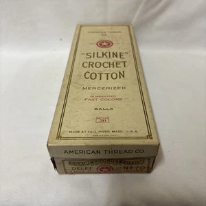 “Silkine” Crochet Cotton Balls (12 Count) American Thread Co. - Picture 1 of 6