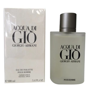 GIORGIO ARMANI ACQUA DI GIO 100ML EDT SPRAY FOR MEN PERFUME NEW & SEALED GIFT - Picture 1 of 4