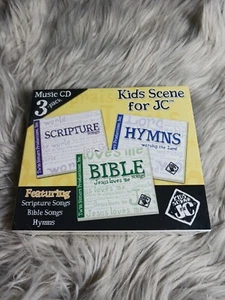 Kids Scene For JC Music CD 3 Pack Bible Scripture Songs Hymns Over 40 Songs New - Picture 1 of 3