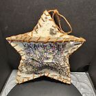 American Country Rustic Star Handpainted Floral Wall Pocket