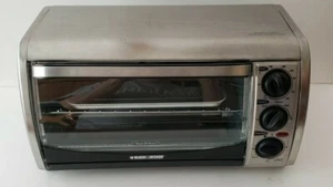Black & Decker Toaster Oven Model TO1491 S Black Silver EUC - Picture 1 of 8