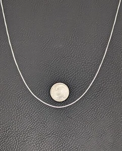 925 massive Sterling Silber Box Kette - 18 Zoll, 0,9 mm Breite - Bild 1 von 5