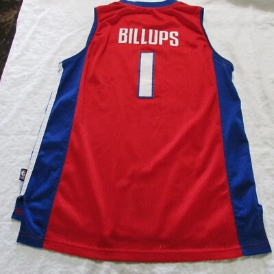 Camiseta Pistons Billups Youth Grande (estimativa) 40" peito, 29" até bainha - Imagem 1 de 4
