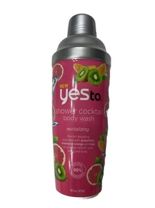 Yes To Shower Cocktail Revitalizing Body Wash Grapefruit Mandarin Orange Kiwi - Picture 1 of 3