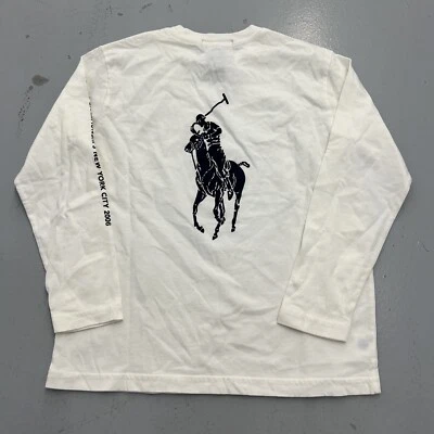 Camiseta de Colección Ralph Lauren US Open Tenis 2006 Blanca Manga Larga Para Mujer Talla 7 Foto 1 de 4