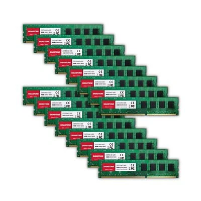 【DDR3 RAM】 GIGASTONE 64GB Kit (16x4GB) DDR3/DDR3L 1600MHz (1333MHz - Image 1 of 4