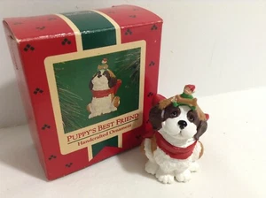 ¡NUEVO! Adorno Hallmark Puppy's Best Friend 1986 - Imagen 1 de 2