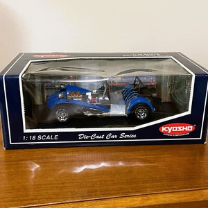 New Kyosho 1:18 Caterham Super Seven Diecast Car, Blue, Clam Shell Wing, 7020BL - Picture 1 of 4