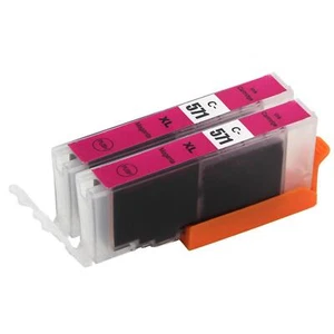 2 cartuchos de tinta magenta para Canon PIXMA MG5750 MG6851 MG7753 TS6050 TS8053 - Imagen 1 de 5