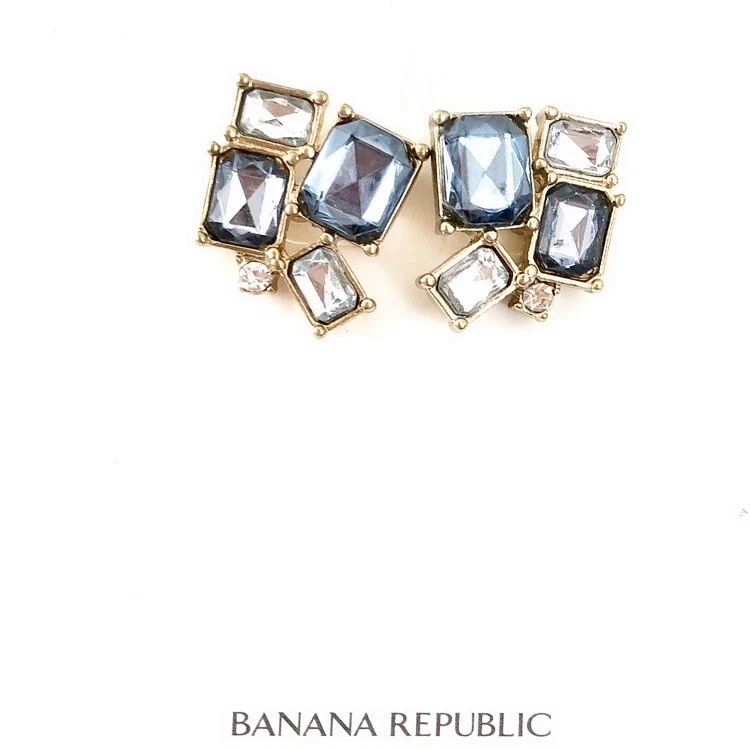 Banana Republic Women's Fireworks Burst Multi Crystal Two Way Earring 48