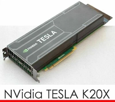 NVIDIA Tesla K20X 6GB Kepler CUDA GPU Graphics Accelerator GK110 SMX DMA  - Image 1 of 2