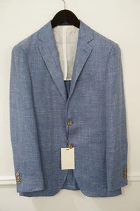 Herren Suitsupply Blazer Havana Patch Halbleinen Leinen Seide Wolle Größe EU46 UK/US36 - Bild 1 von 7