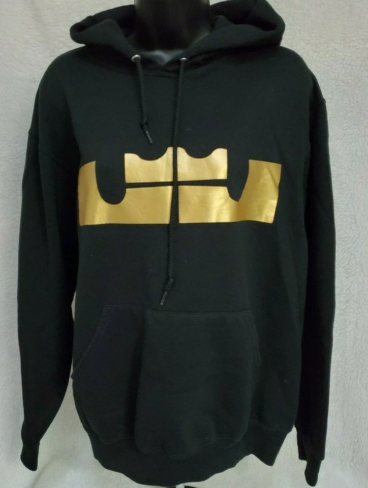 Sudadera Camisa Jerzees Para Hombre Talla M Mediana Negra Dorada LeBron Foto 1 de 4