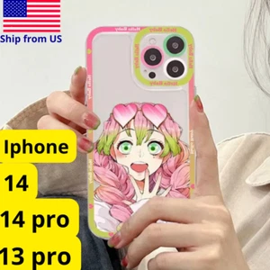 Custodia telefono Anime Demon Slayer Kanroji Mitsur iPhone 14, Iphone 14 Pro 6.1 inc - Foto 1 di 8
