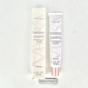 Mary Kay Tinted Moisturizer IVORY 2 Discontinued White Pink Box 1.5oz NEW 007481 - Picture 1 of 10