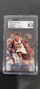 1997 Score Board Rookies Tim Duncan RC #1 Dean's List Foil, HOF, CGC 8.5 NM/Mint - Picture 1 of 2