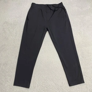 Public Rec Pants Mens 38 Black Daymaker Pull On Casual Tapered Actual 38x29" - Picture 1 of 10