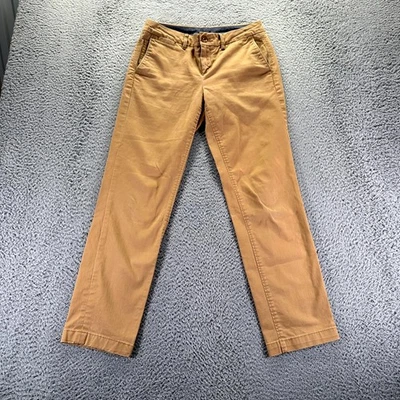 Banana Republic Pants Women 4P Brown Cotton Chino Straight Stretch Preppy Career - Image 1 of 4