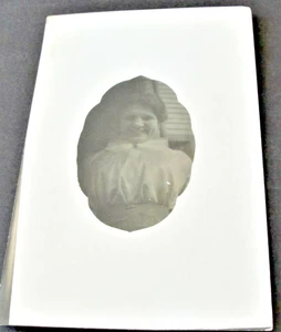 Pretty Young Lady Smiling-Real Photo Postcard (RPPC)-Stamp Box-AZO (1904-1918).  - Picture 1 of 2